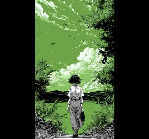 《星轨旅人》科幻冒险漫画封面